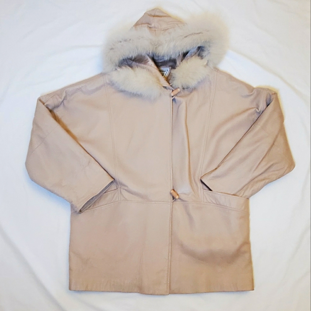 J Percy Marvin Richards Coat Leather Fur